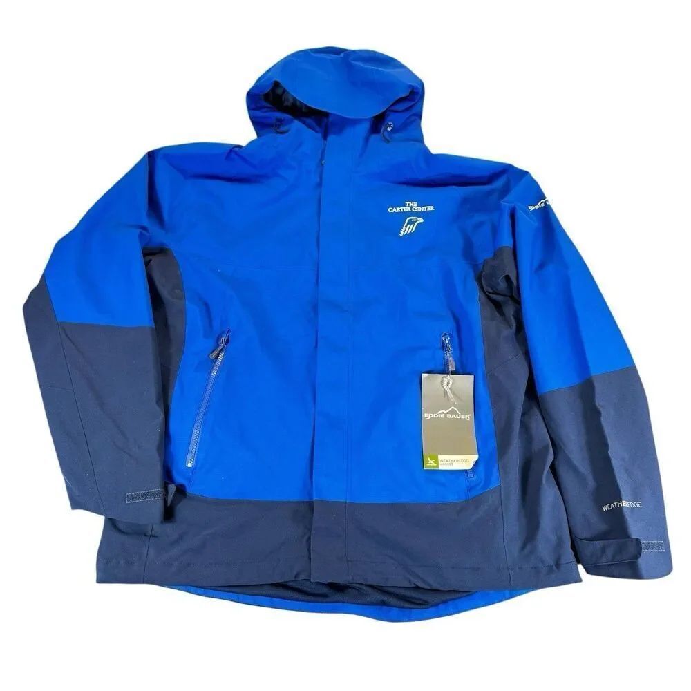 RARE President Jimmy Carter The Carter Center Eddie Bauer WeatherEdge Jacket XL